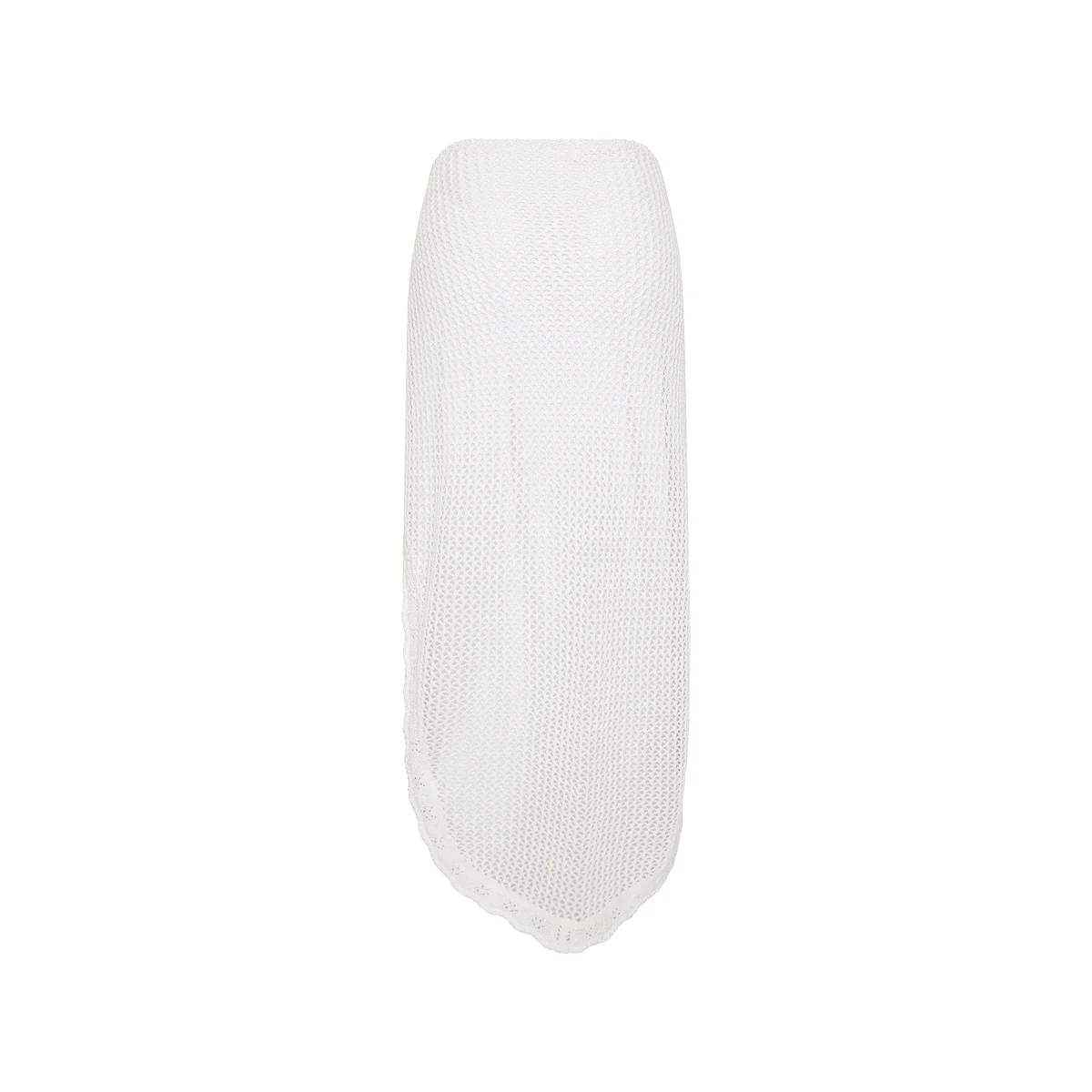 Crochet Knit Maxi Sarong - Ivory - Image 12