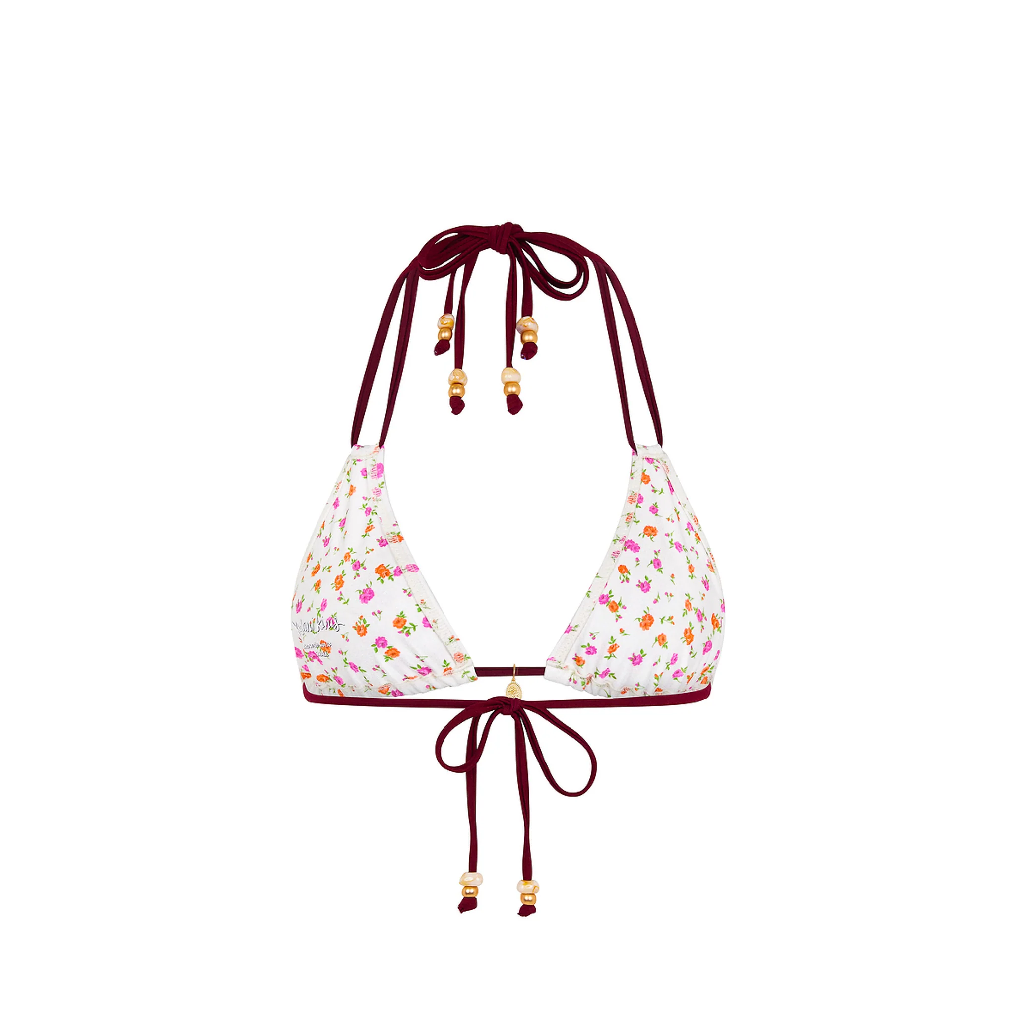 Halter Bralette Bikini Top - Rosie Posie - Image 11